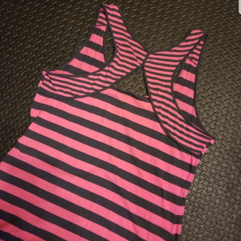Striped maxi dress